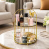 Premium Butterfly Design Gold Makeup Organizer