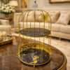 Premium Butterfly Design Gold Makeup Organizer