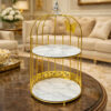 Premium Butterfly Design Gold Makeup Organizer