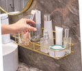 Bathroom Wall Mounted Storage Rack – Space Saving Organizer Shelf for Bathroom & Kitchen