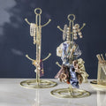 Iron Jewelry & Bracelets Stand – Elegant Metal Organizer for Bangles, Watches & Accessories