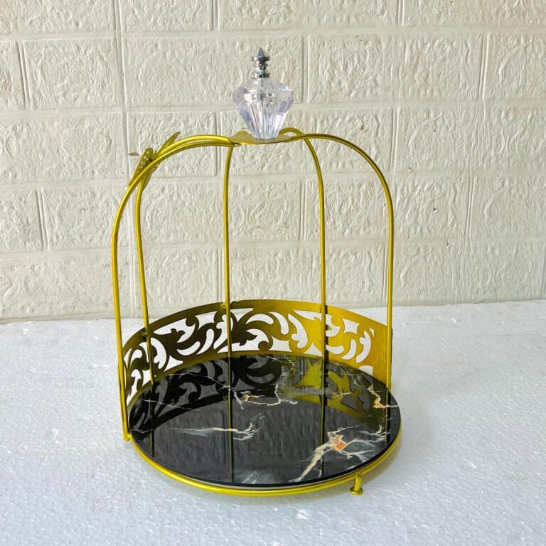 Cosmetics Cage Organizer with Butterfly Design – Beauty Meets Grace