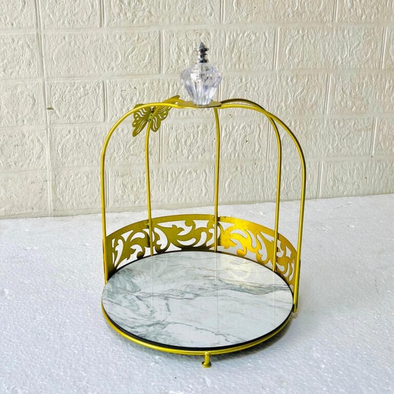 Cosmetics Cage Organizer with Butterfly Design – Beauty Meets Grace