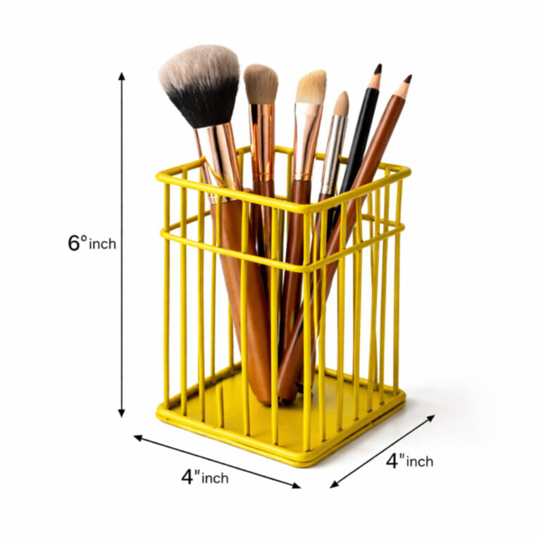 Cosmetics Brushes Holder for Makeup & Pens – Multi-Purpose Organizer Cup for Vanity & Desk